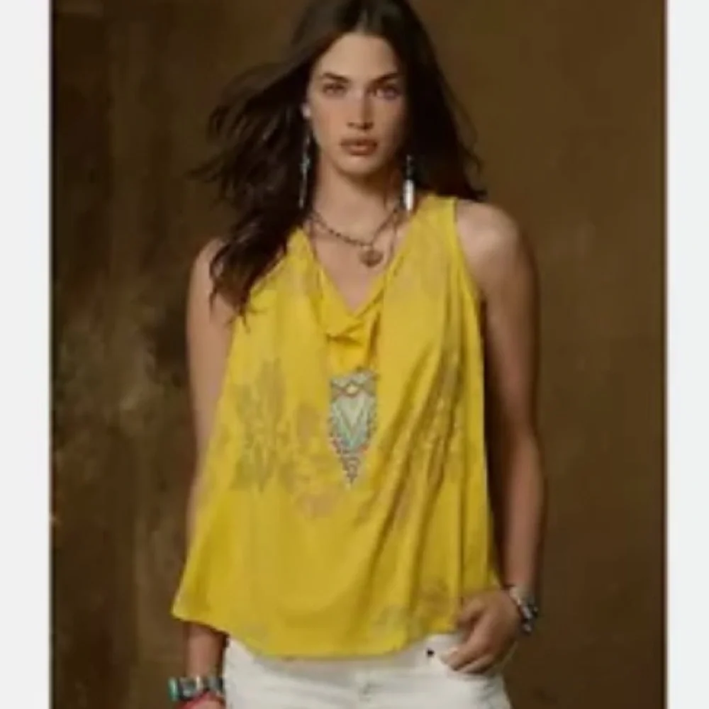 Denim & supply halter open back top L - Picture 1 of 9